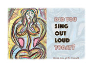 SING OUT LOUD Greeting Card w/Env