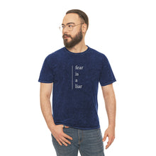 Load image into Gallery viewer, FEAR IS A LIAR - by sheriHOPE -  Unisex Mineral Wash T-Shirt