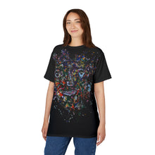 Load image into Gallery viewer, Artistic Unisex Cut &amp; Sew Tee - Vibrant Abstract Face Design