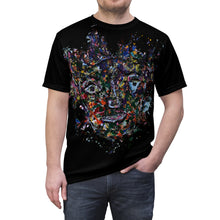 Load image into Gallery viewer, Artistic Unisex Cut &amp; Sew Tee - Vibrant Abstract Face Design