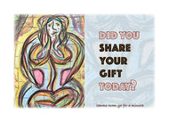 SHARE YOUR GIFT Greeting Card w/Env