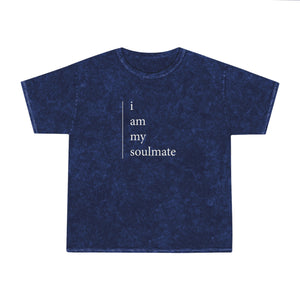 I AM MY SOULMATE - by sheriHOPE -  Unisex Mineral Wash T-Shirt