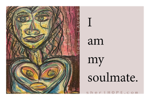 I am my soulmate. PHOTO MAGNET