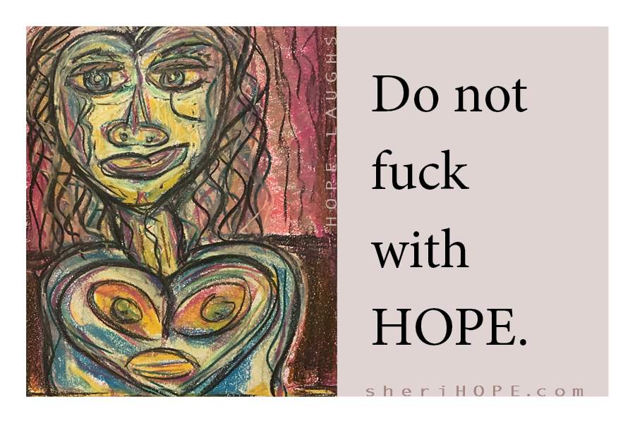 Do not fuck with HOPE. PHOTO MAGNET