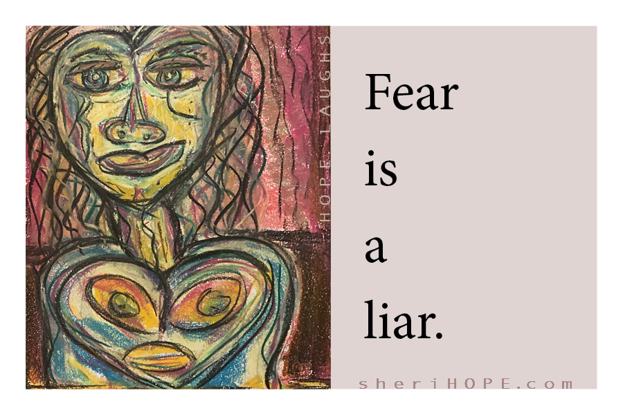 Fear is a liar. PHOTO MAGNET