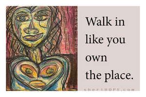 Walk in like you own the place. PHOTO MAGNET